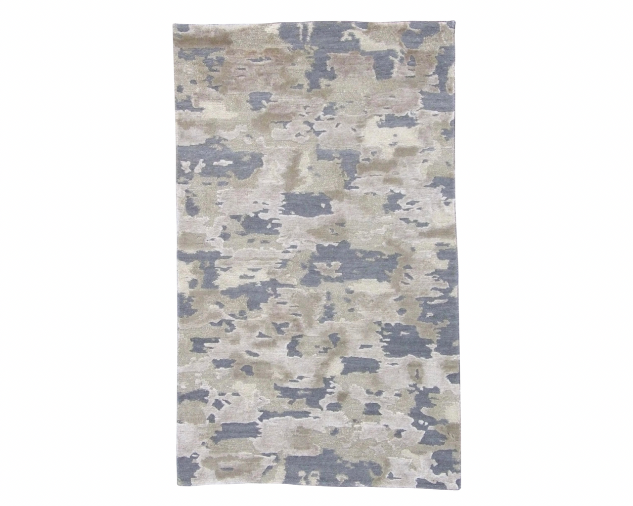3x5 Modern Hand-Knotted Silk rug, Rug #101-155