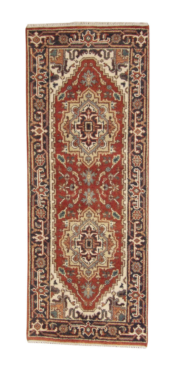 2x6 Tribal Hand-Knotted Wool rug, Rug #101-20317