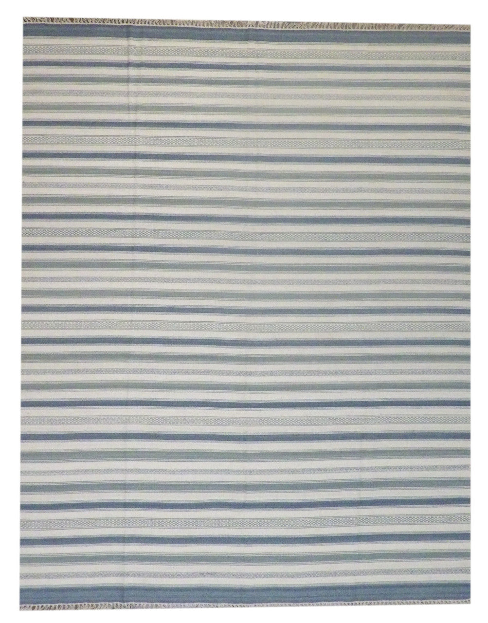8x10 Coastal Hand-Knotted Wool rug, Rug #101-1096