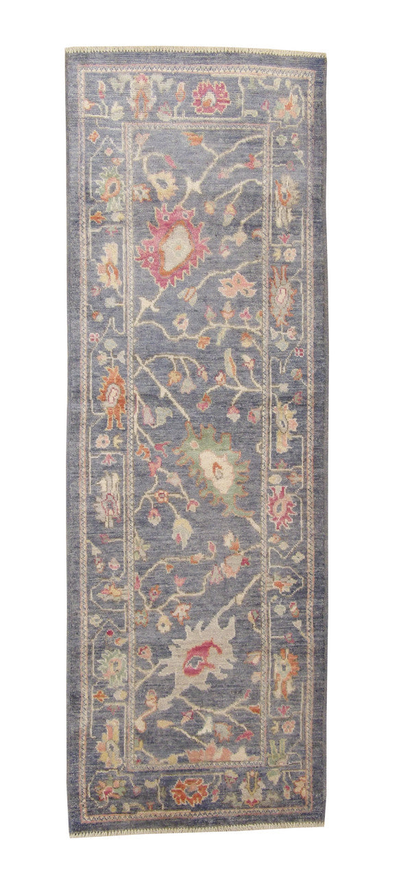 3x8 Oushak Hand-Knotted Wool rug, Rug #101-2100