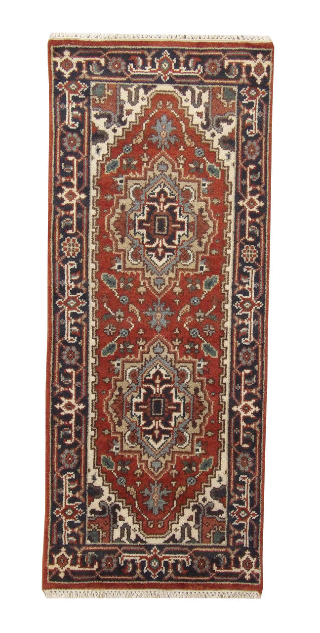 2x6 Tribal Hand-Knotted Wool rug, Rug #101-20318