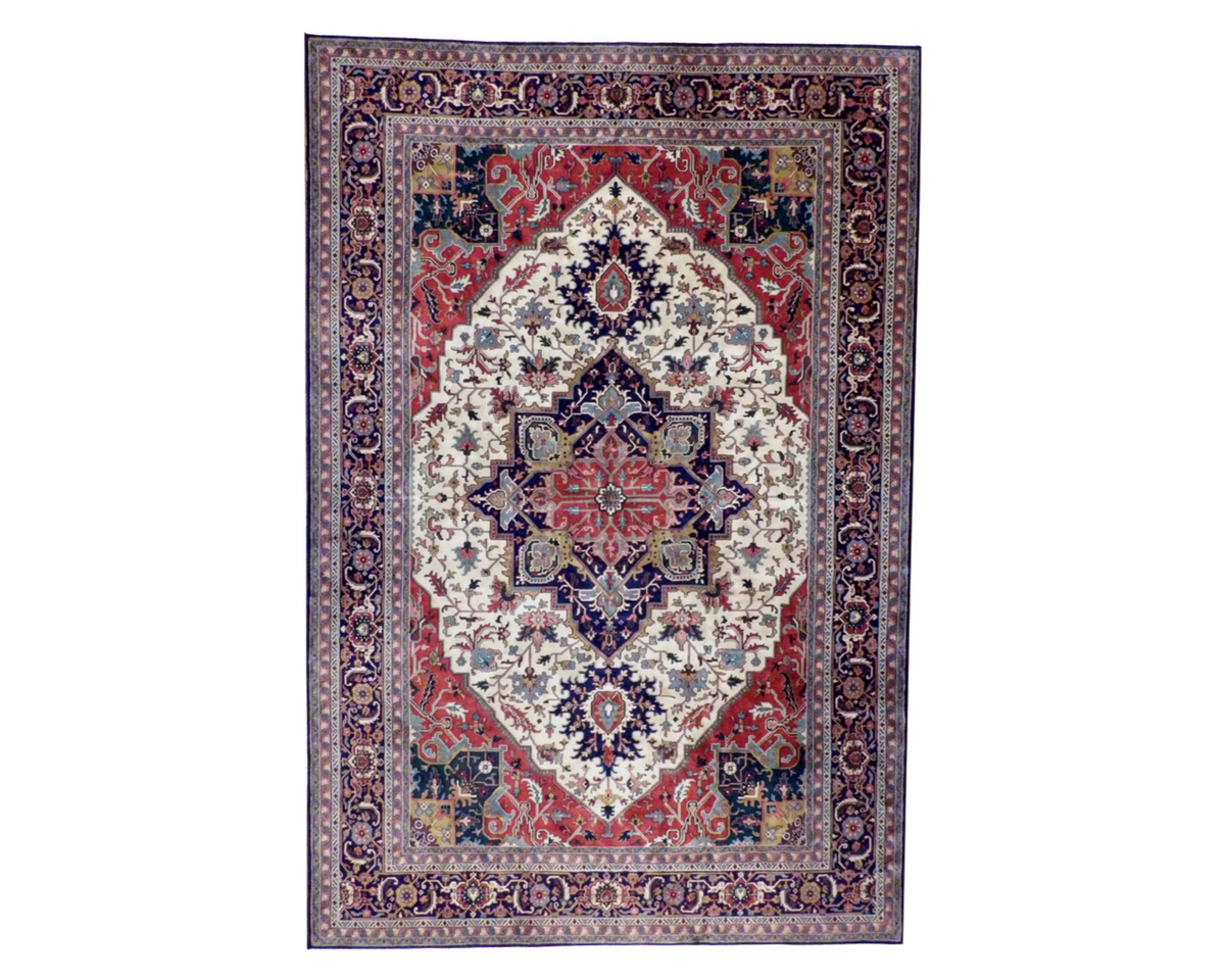 Persian Hand-Knotted Wool rug, Rug #101-1148