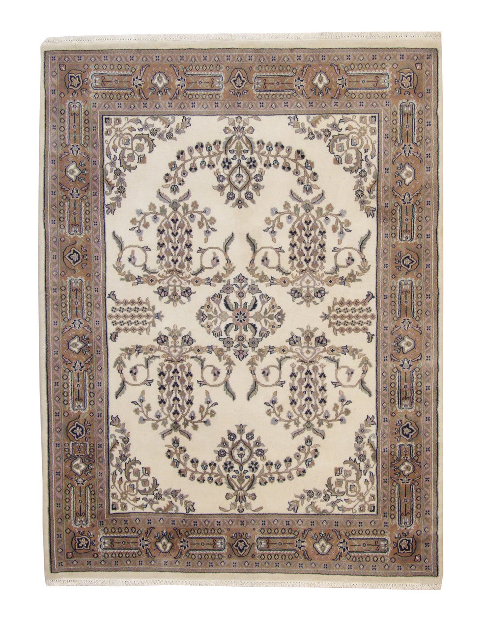 5x6 Traditional Hand-Knotted Wool rug, Rug #101-2199