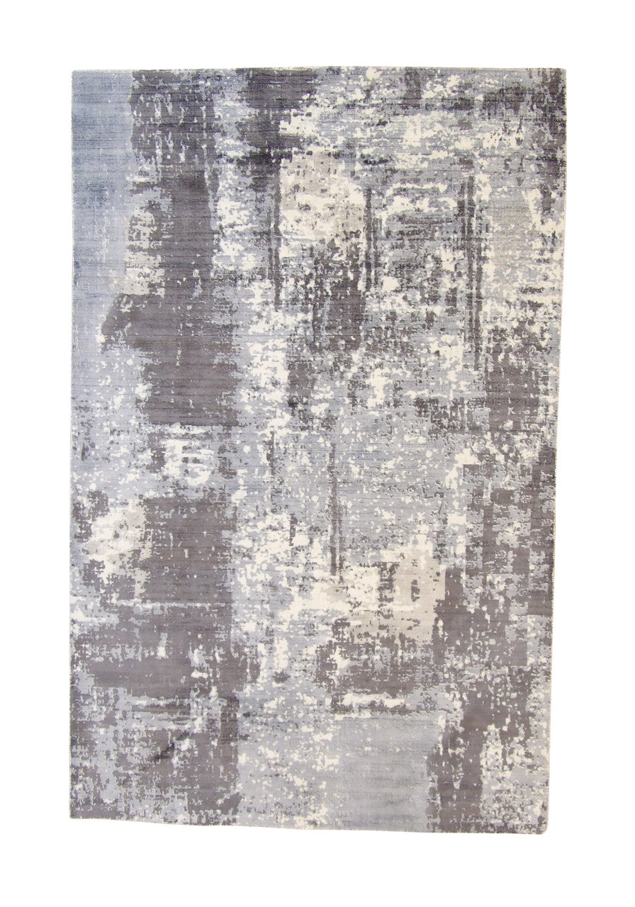 5x8 Modern Hand Loom Silk rug, Rug #101-5144