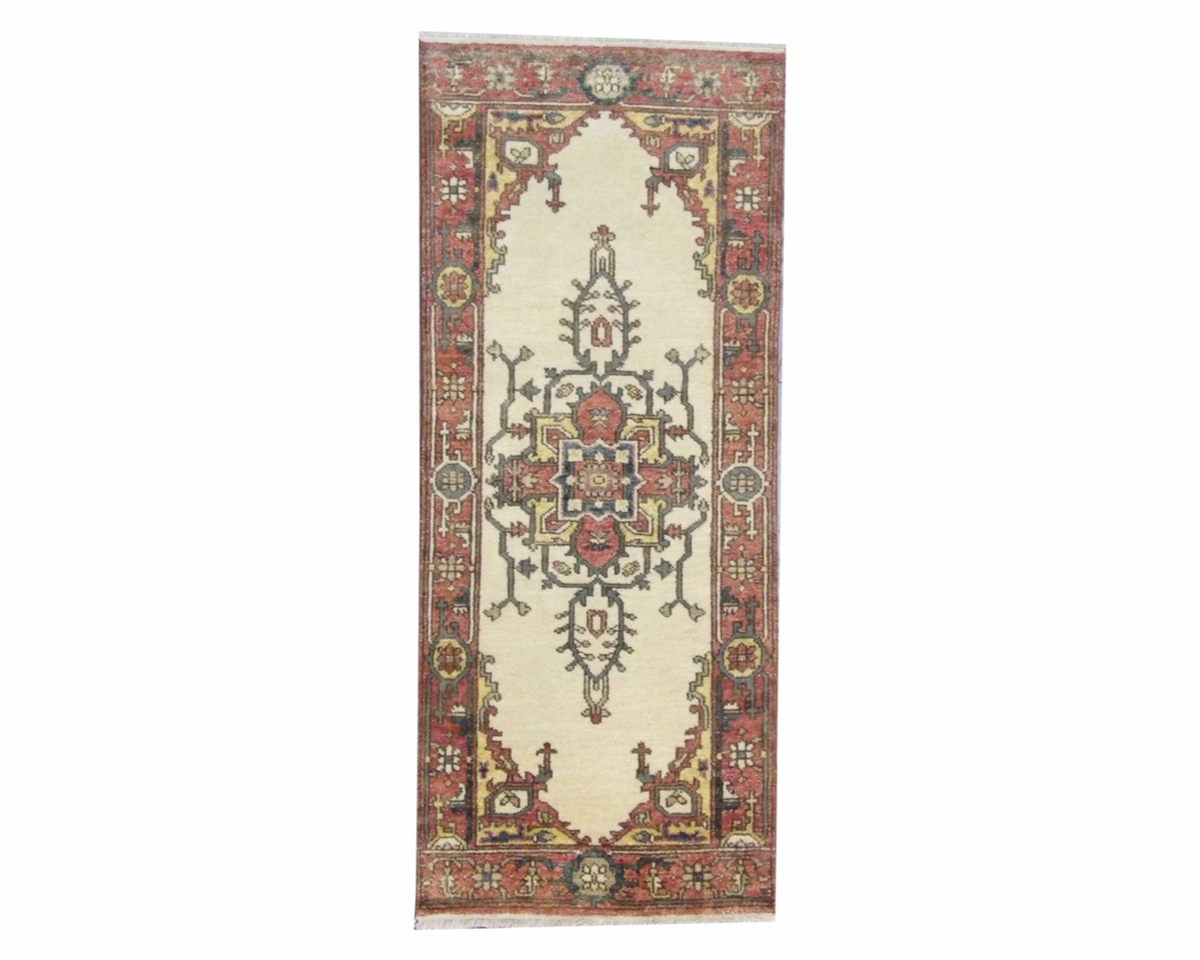 2x6 Traditional Hand-Knotted Wool rug, Rug #101-235
