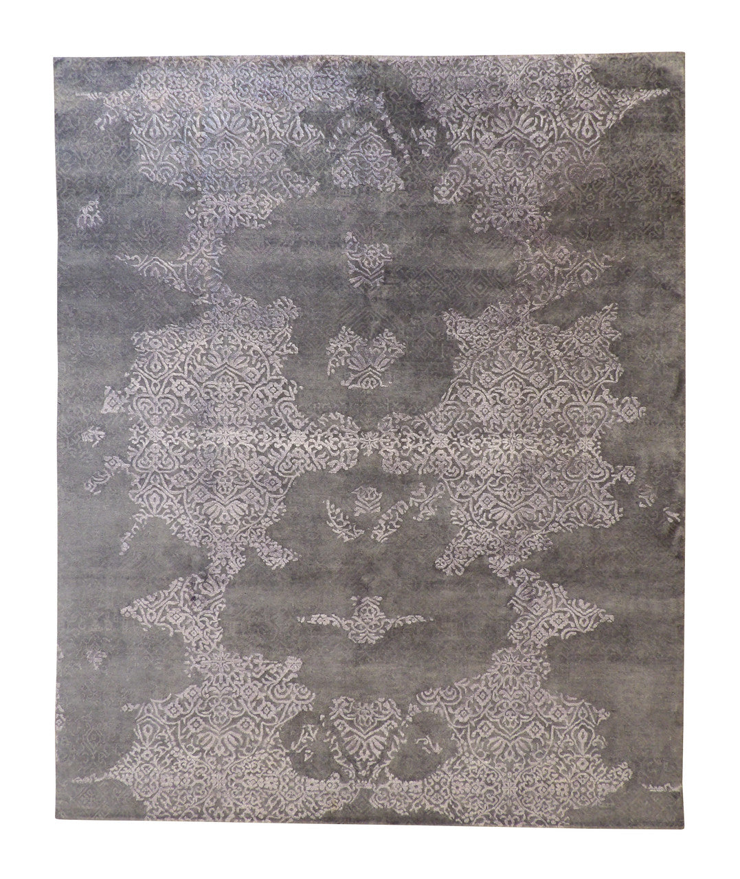 8x10 Modern Hand-Knotted Silk rug, Rug #101-2008