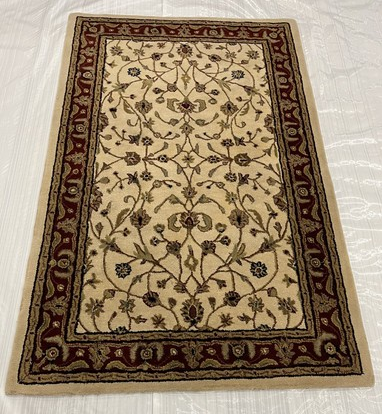 3x5 Traditional Hand-Knotted Wool rug, Rug #EB-13