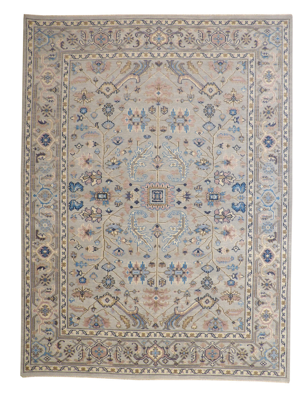 9x12 Oushak Hand-Knotted Wool rug, Rug #101-20186