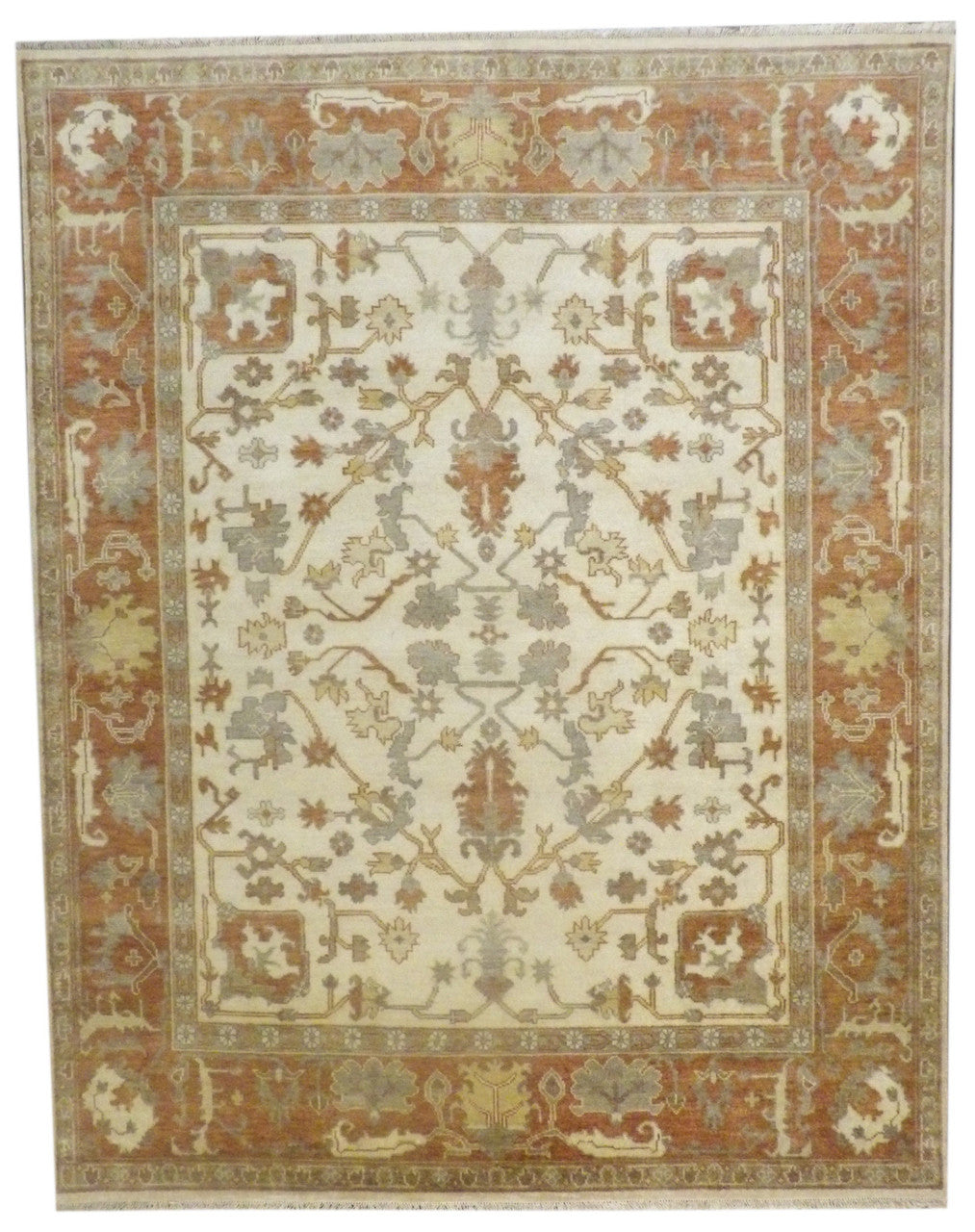 8x10 Oushak Hand-Knotted Wool rug, Rug #101-1007