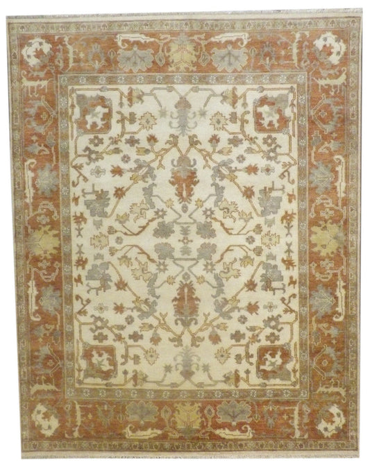 8x10 Oushak Hand-Knotted Wool rug, Rug #101-1007