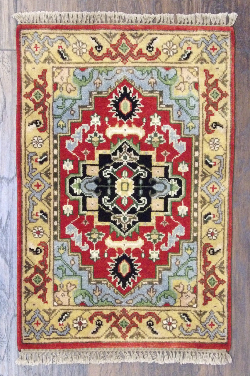 2x3 Tribal Hand-Knotted Wool rug, Rug #101-333