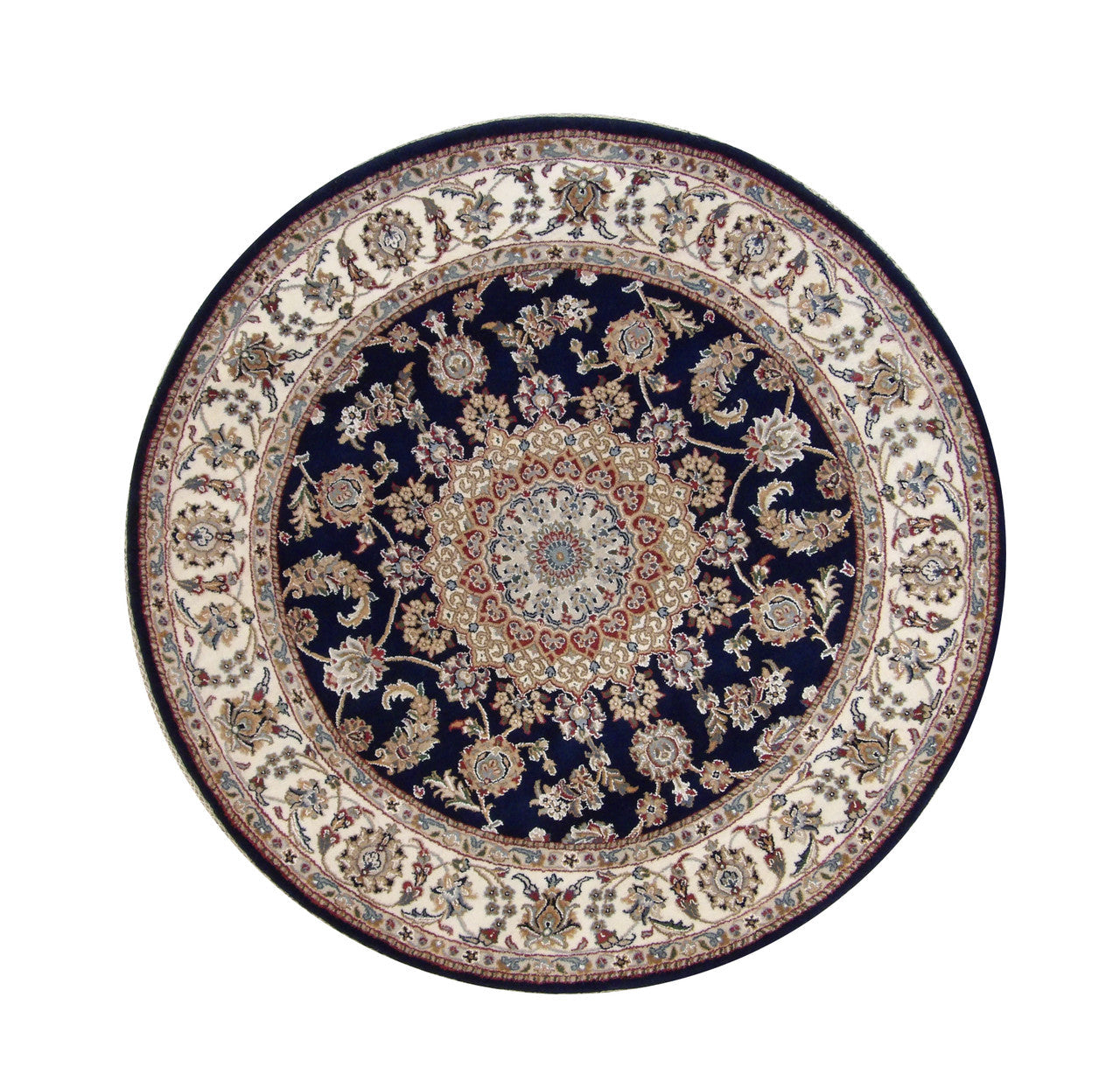 5x5 Traditional Hand-Knotted Wool rug, Rug #101-2348