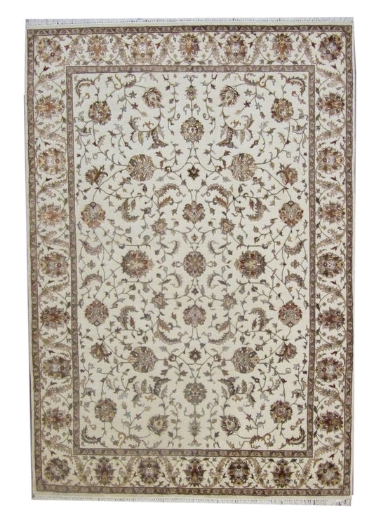 5x8 Traditional Hand-Knotted Silk rug, Rug #101-11020