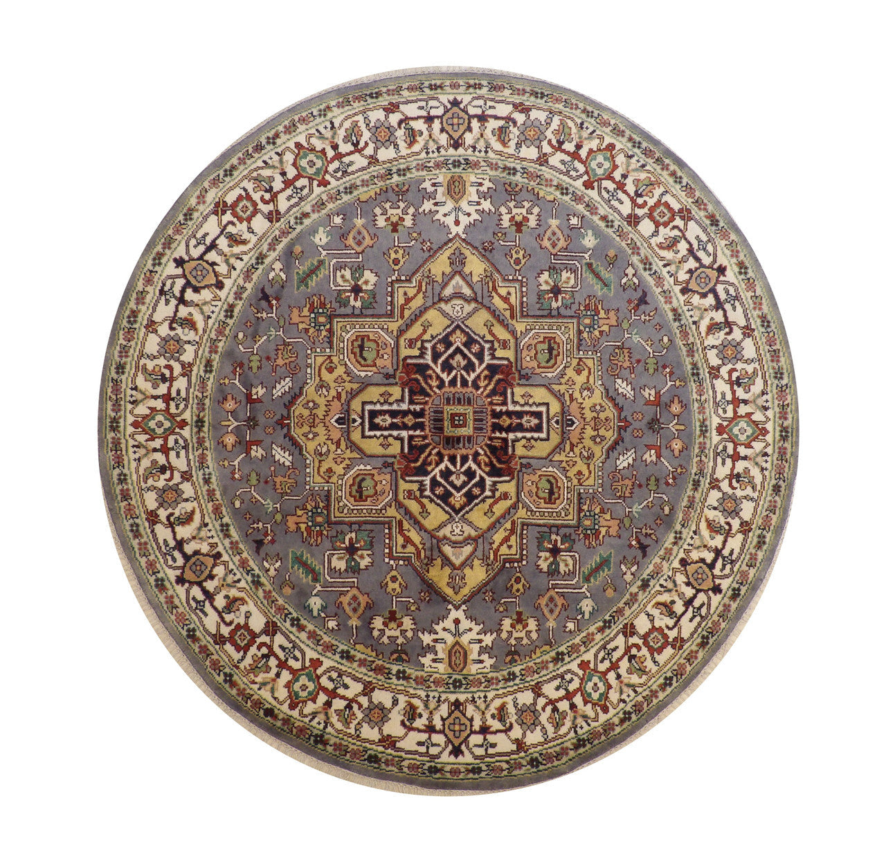 8x8 Tribal Hand-Knotted Wool rug, Rug #101-20273