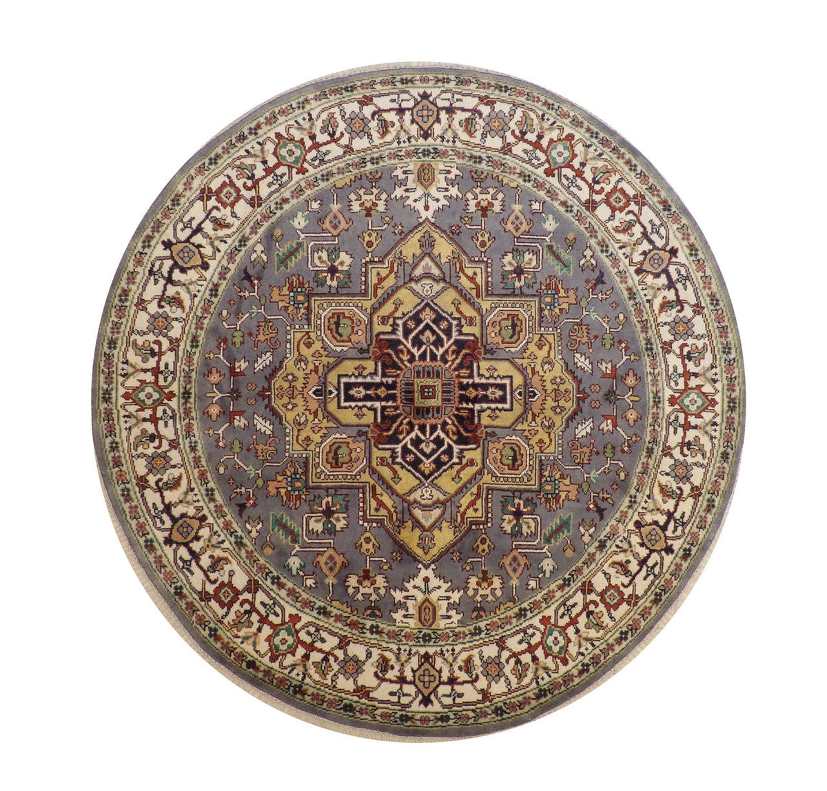 8x8 Tribal Hand-Knotted Wool rug, Rug #101-20273