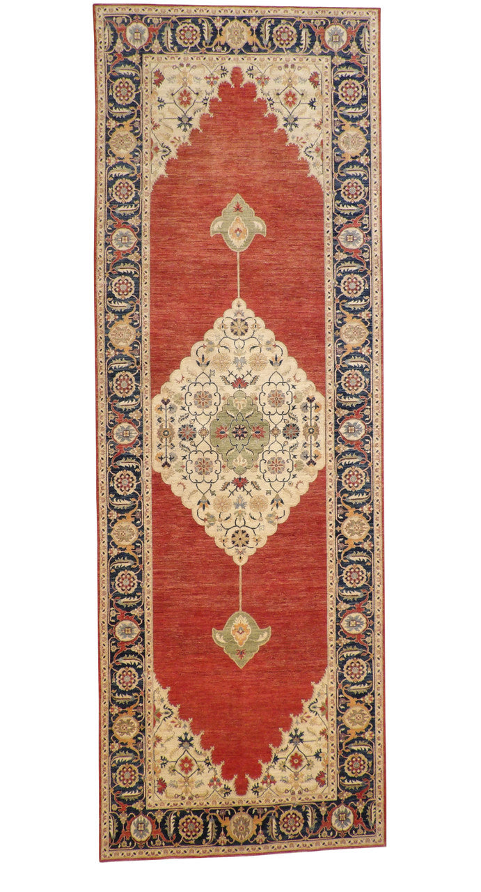 6x18 Antique Hand-Knotted Wool rug, Rug #101-5098