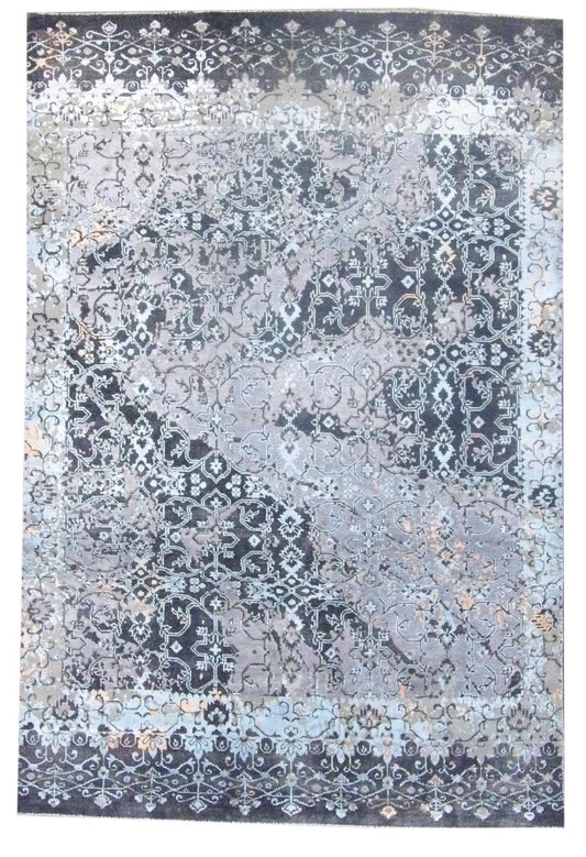 5x8 Transitional Hand-Knotted Wool rug, Rug #101-11308