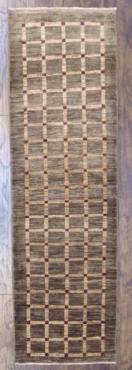 2x8 Tribal Hand-Knotted Wool rug, Rug #101-415