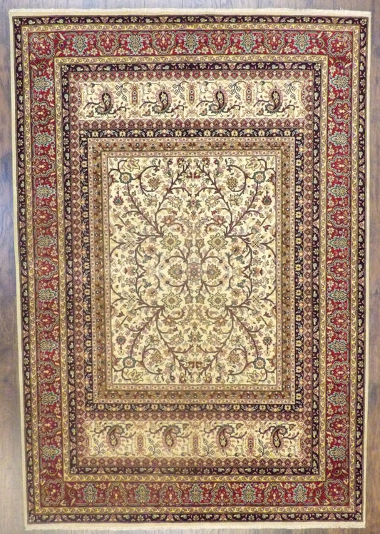 6x9 Traditional Hand-Knotted Wool rug, Rug #101-11045