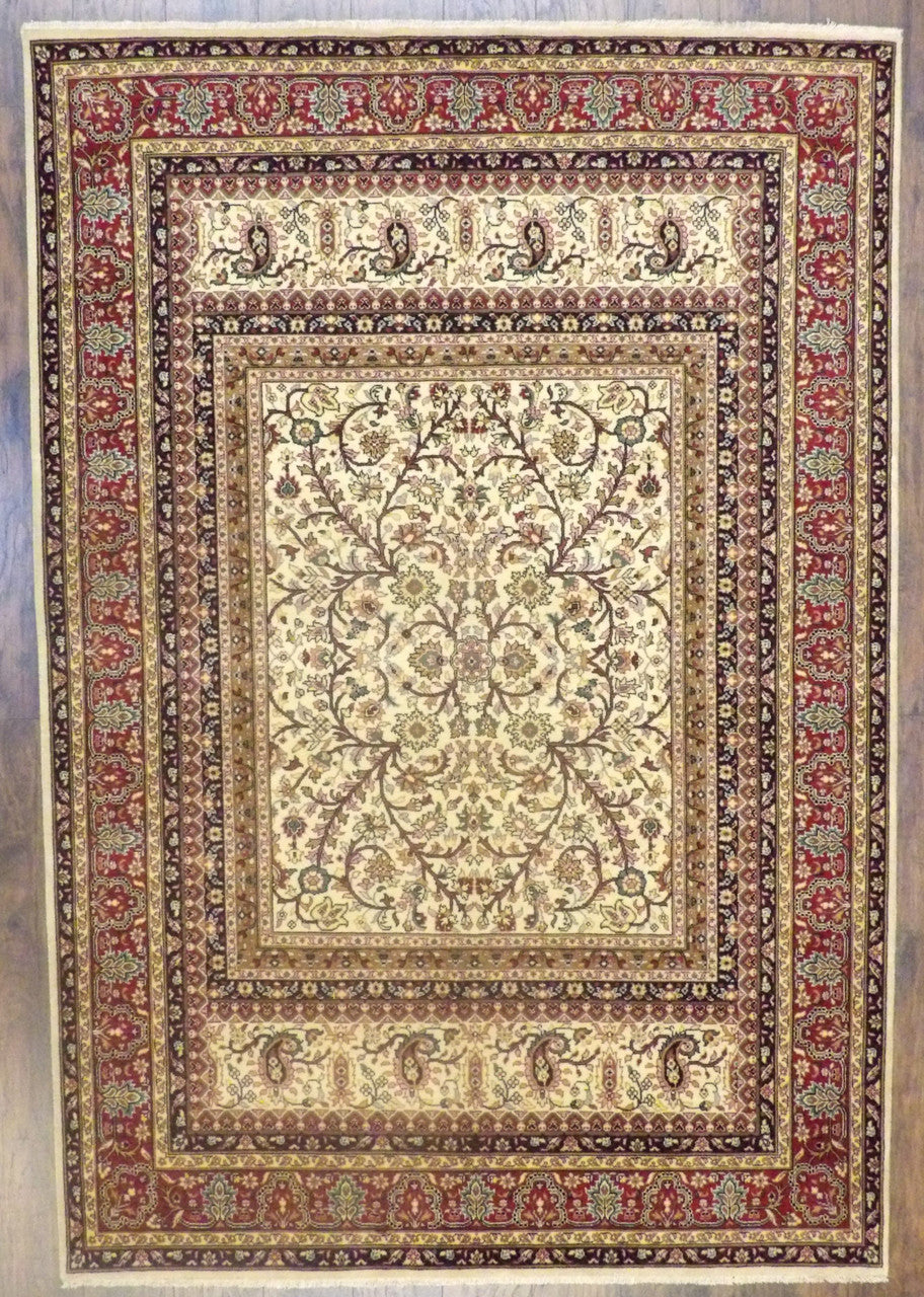 6x9 Traditional Hand-Knotted Wool rug, Rug #101-11045