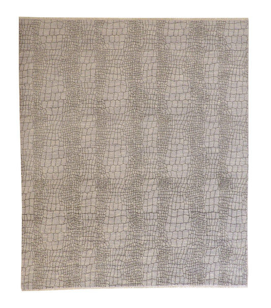 8x10 Modern Hand-Knotted Wool rug, Rug #101-2154