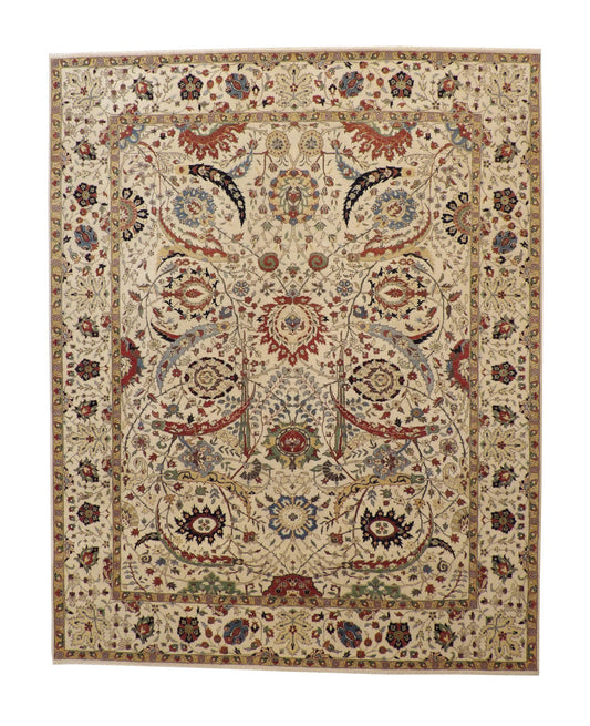 8x10 Antique Hand-Knotted Wool rug, Rug #101-20206