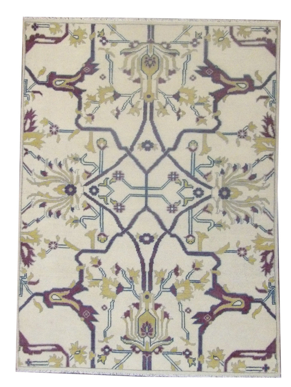 Traditional Hand-Knotted Wool rug, Rug #101-11342