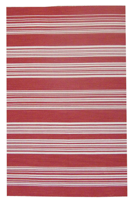 5x8 Coastal Hand-Knotted Wool rug, Rug #101-816