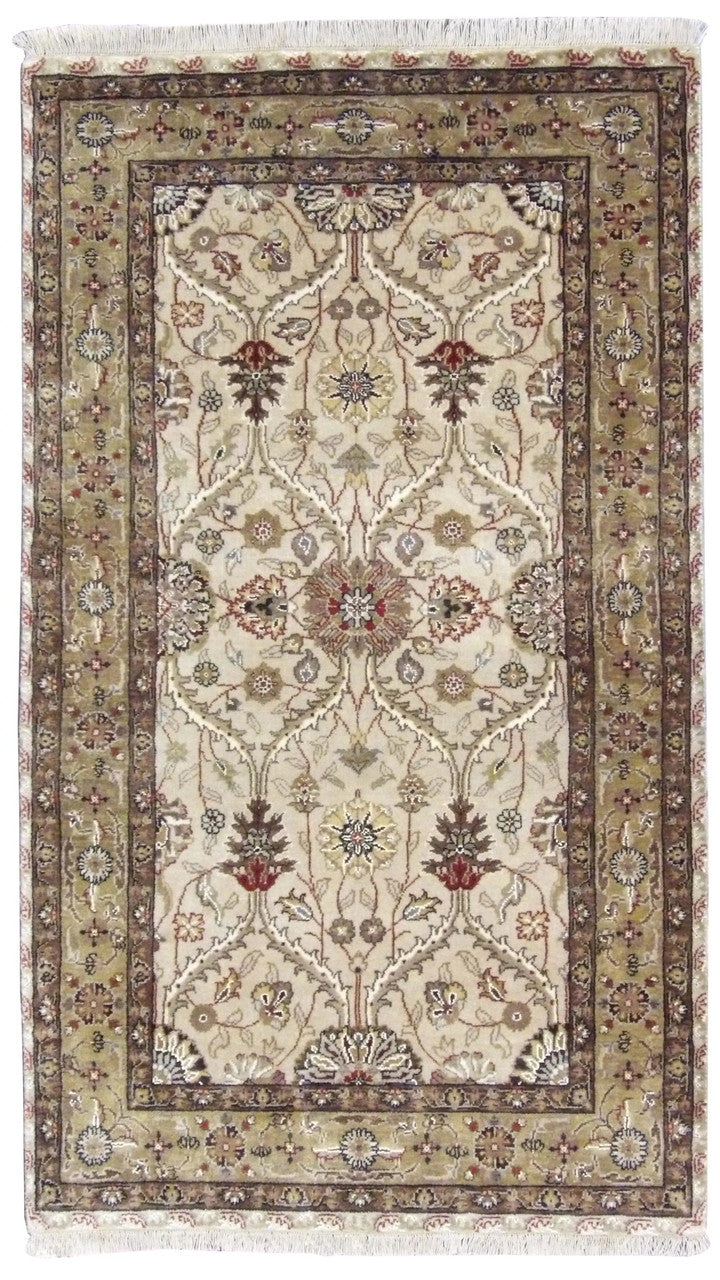 Persian Hand-Knotted Silk rug, Rug #101-123