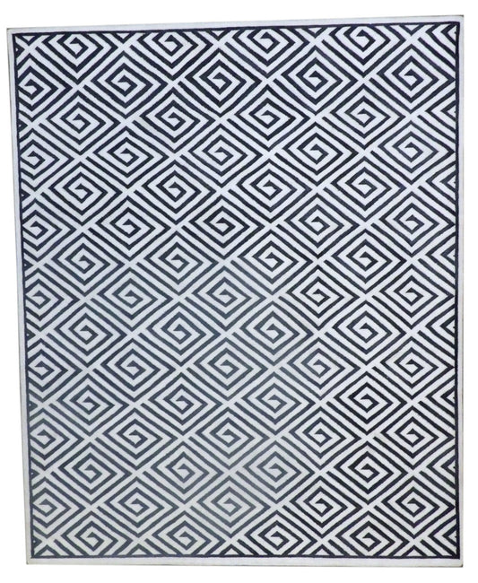 8x10 Modern Hand-Knotted Silk rug, Rug #101-1028