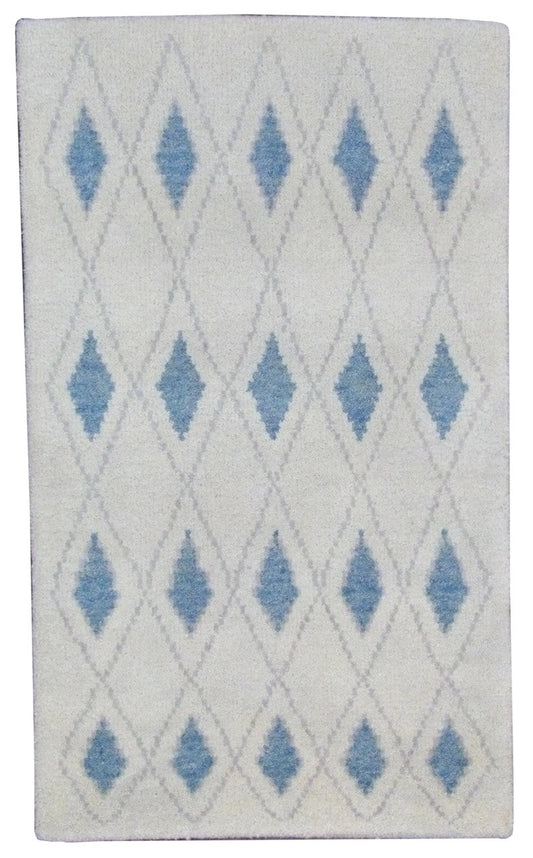3x5 Moroccan Hand-Knotted Wool rug, Rug #101-196