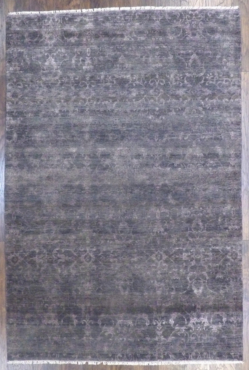 6x9 Transitional Hand-Knotted Wool rug, Rug #101-721