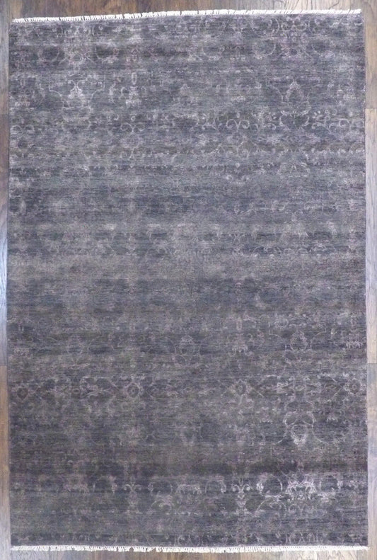 6x9 Transitional Hand-Knotted Wool rug, Rug #101-721