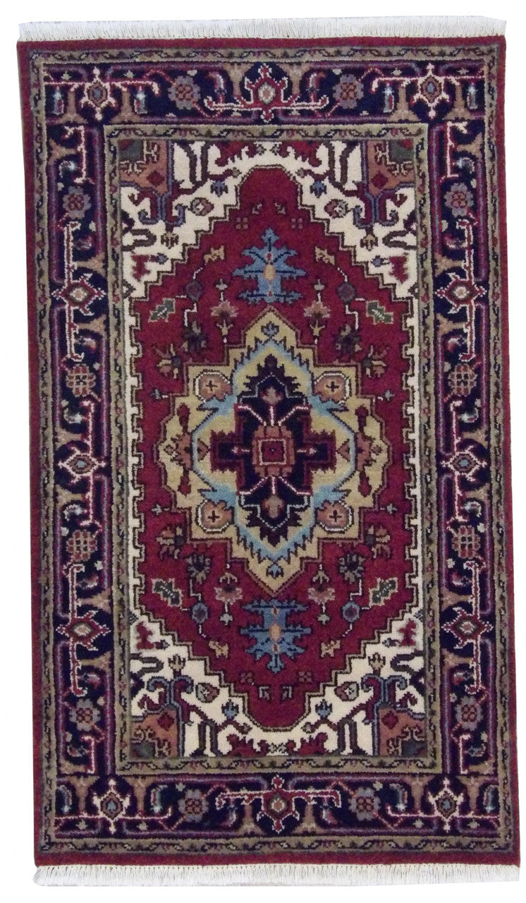 3x5 Tribal Hand-Knotted Wool rug, Rug #101-109