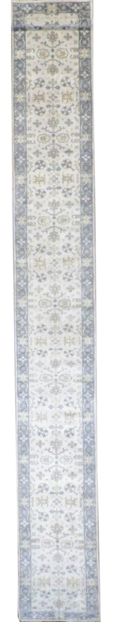 2x20 Oushak Hand-Knotted Wool rug, Rug #101-1184
