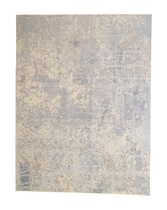 9x12 Modern Hand-Knotted Silk rug, Rug #101-2333