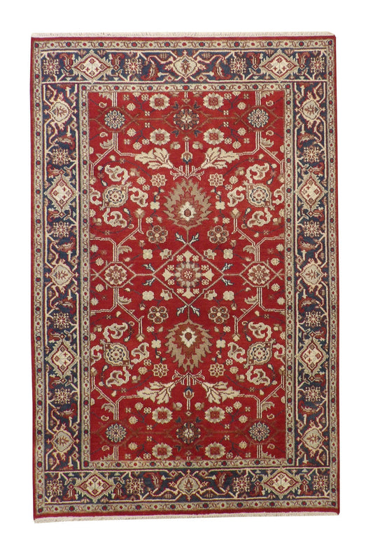 6x9 Antique Hand-Knotted Wool rug, Rug #101-20267