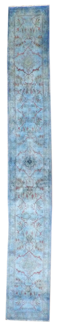 2x18 Vintage Hand-Knotted Wool rug, Rug #101-1179