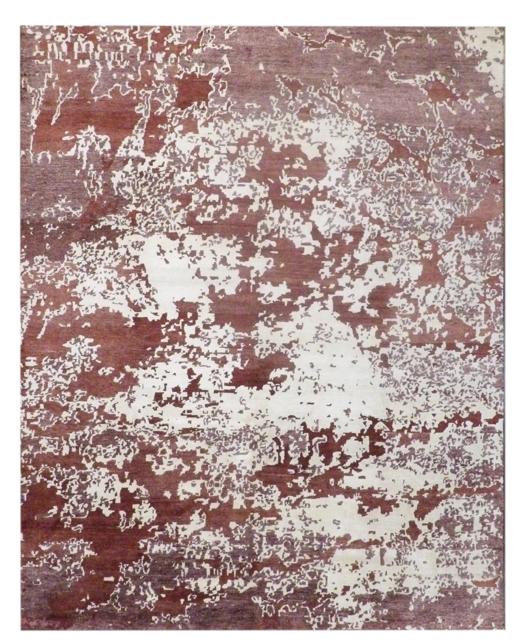 Modern Hand-Knotted Silk rug, Rug #101-1027