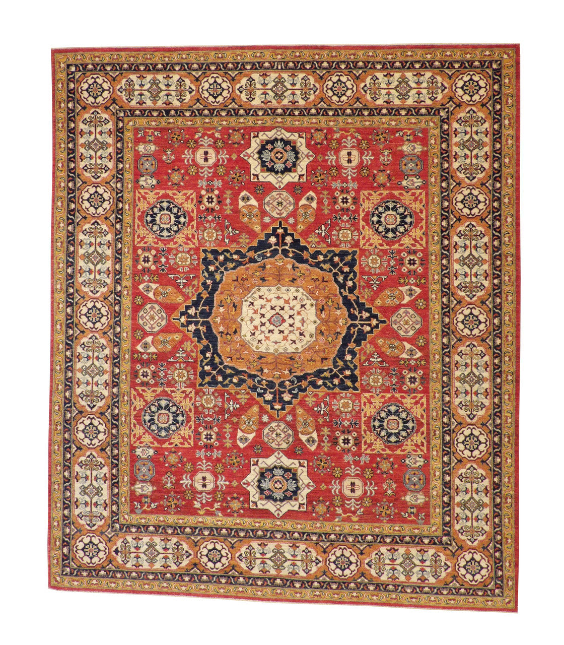 8x10 Tribal Hand-Knotted Wool rug, Rug #101-5096
