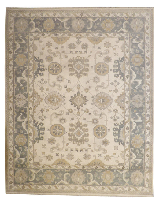 9x12 Oushak Hand-Knotted Wool rug, Rug #101-20333