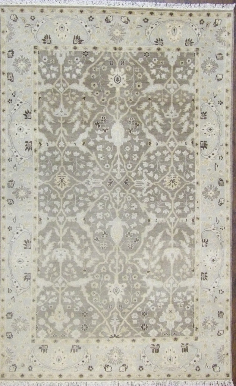 6x9 Oushak Hand-Knotted Wool rug, Rug #101-11172