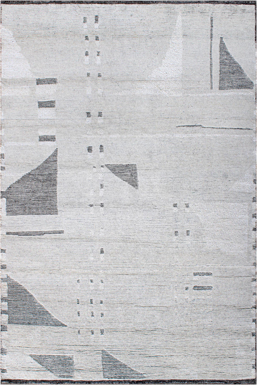 6x9 Modern Hand-Knotted Silk rug, Rug #RA82493