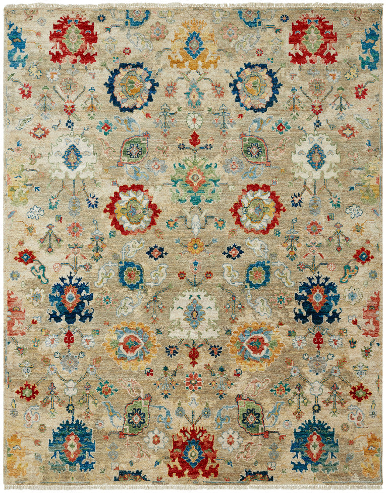 2' x 3' Transitional Hand-Knotted Wool rug, Rug #LA15040