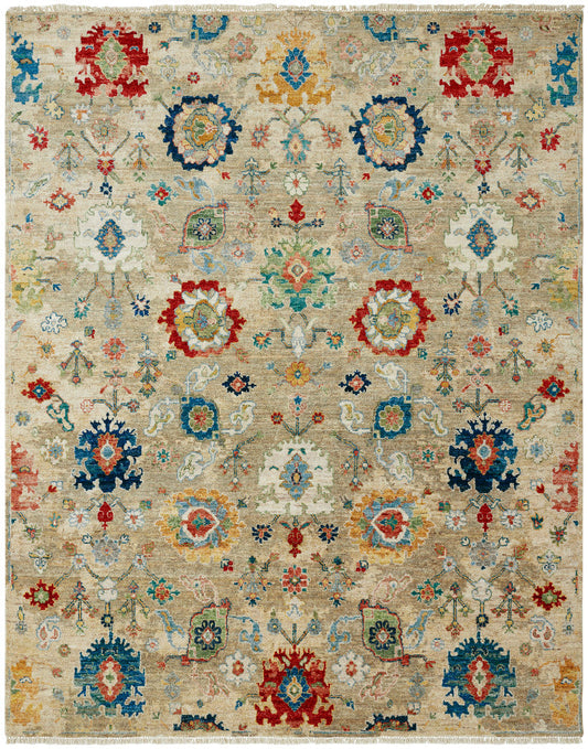 2' x 3' Transitional Hand-Knotted Wool rug, Rug #LA15040