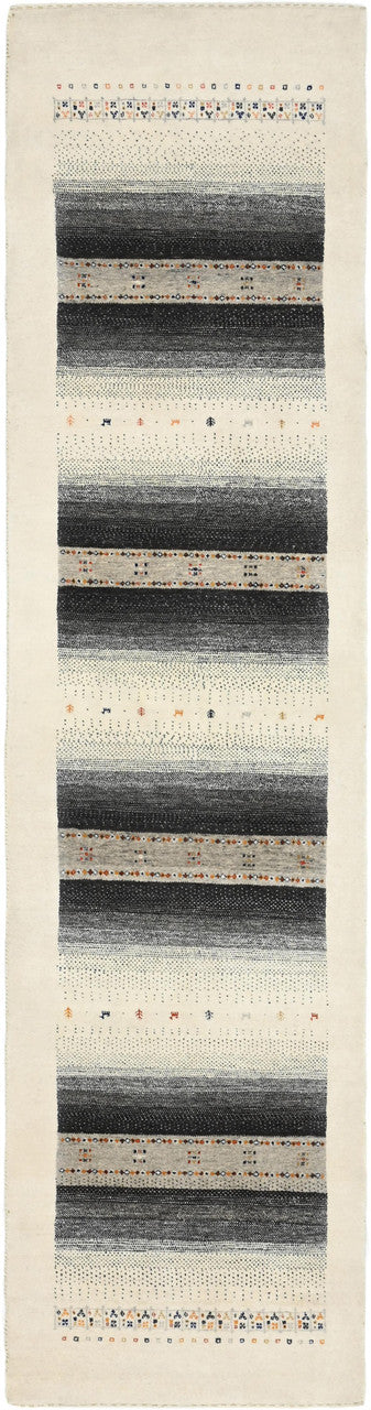 3x10 Gabbeh Hand-Knotted Wool rug, Rug #RA74714