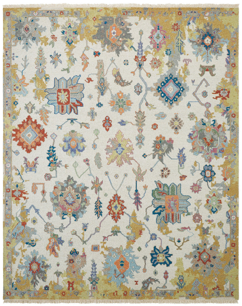 2' x 3' Transitional Hand-Knotted Wool rug, Rug #SK11830