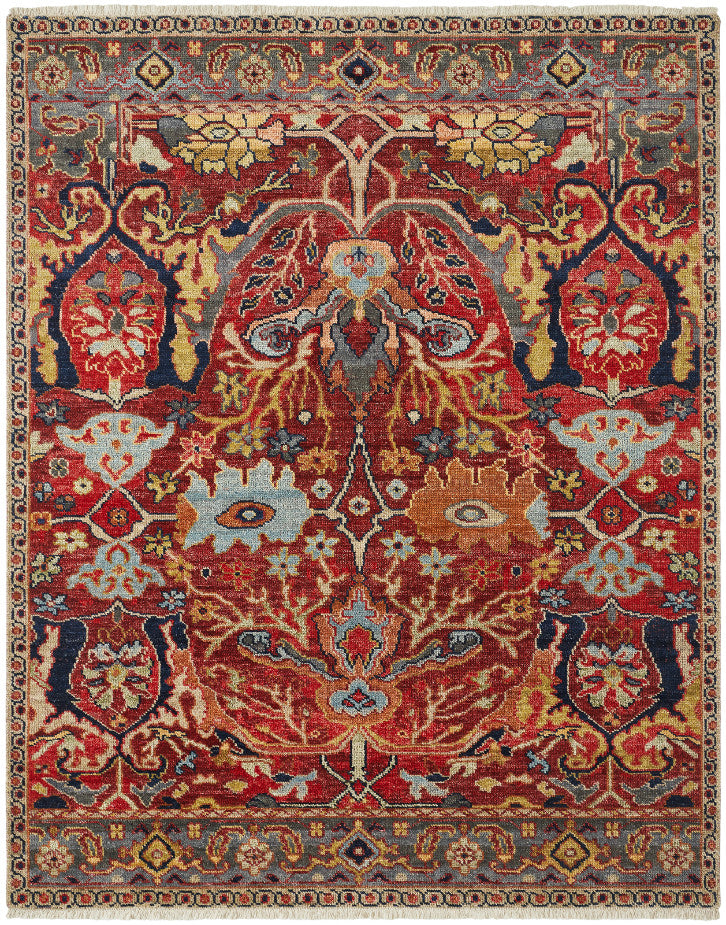 2' x 3' Transitional Hand-Knotted Silk rug, Rug #AM10100