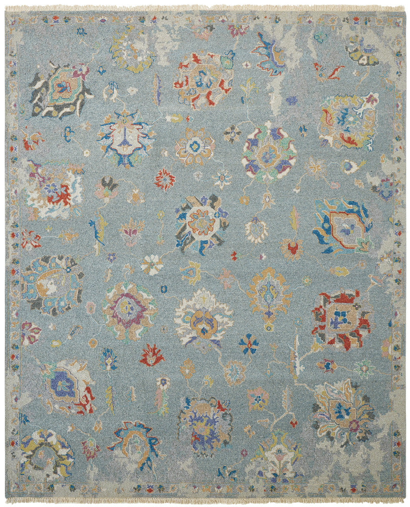 2' x 3' Transitional Hand-Knotted Wool rug, Rug #SK11810