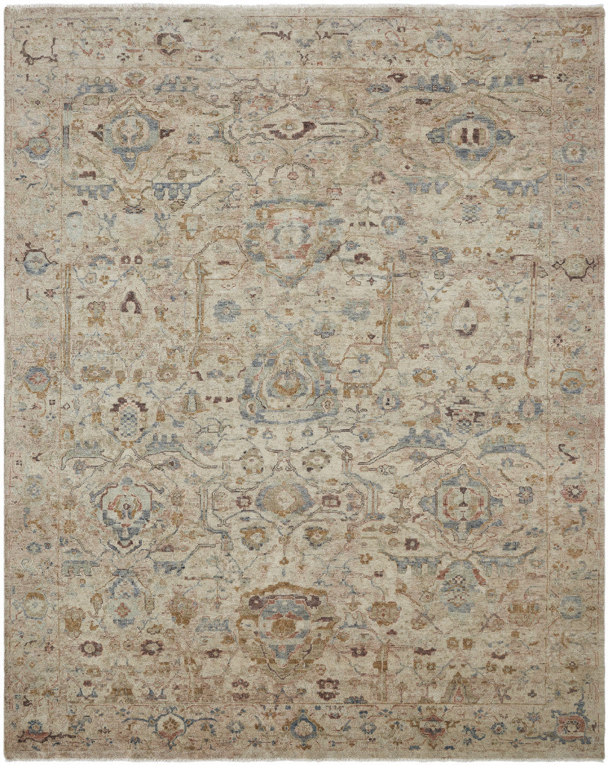 2' x 3' Transitional Hand-Knotted Wool rug, Rug #LR8180